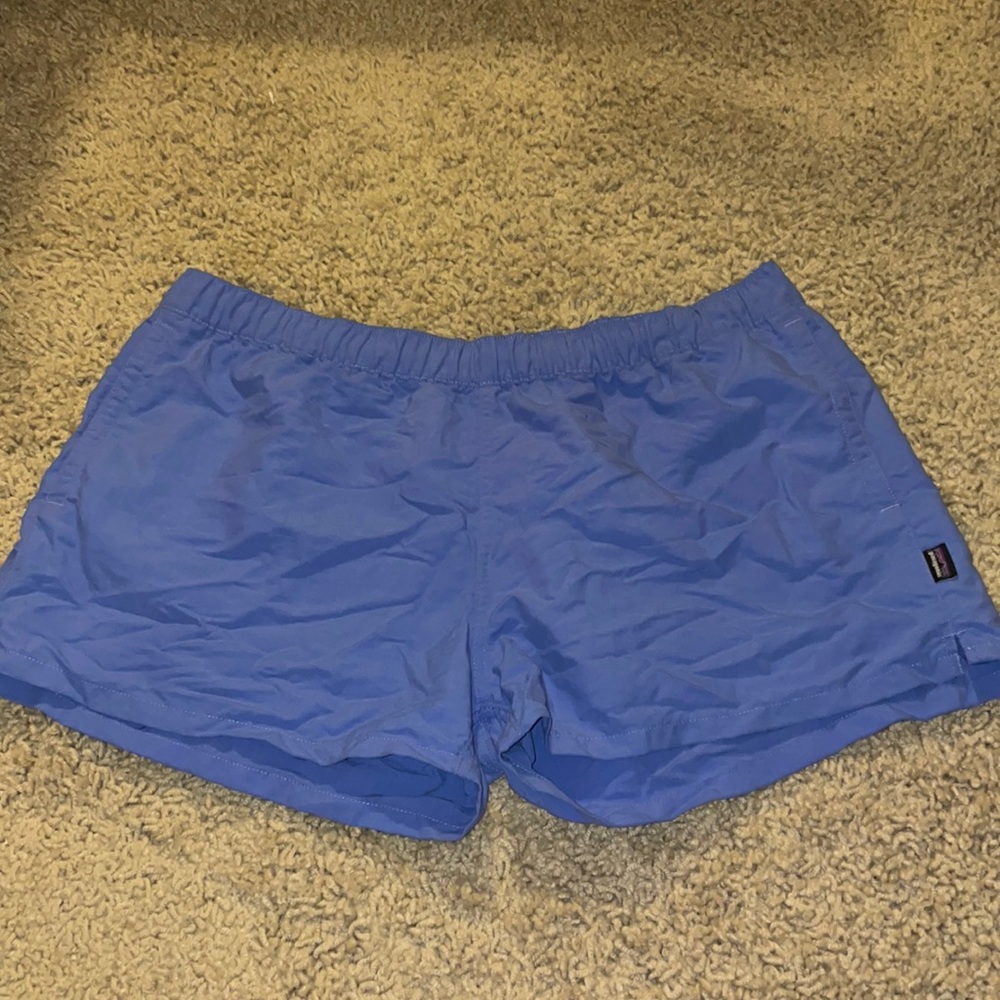 Womens 3” Patagonia Baggies / periwinkle